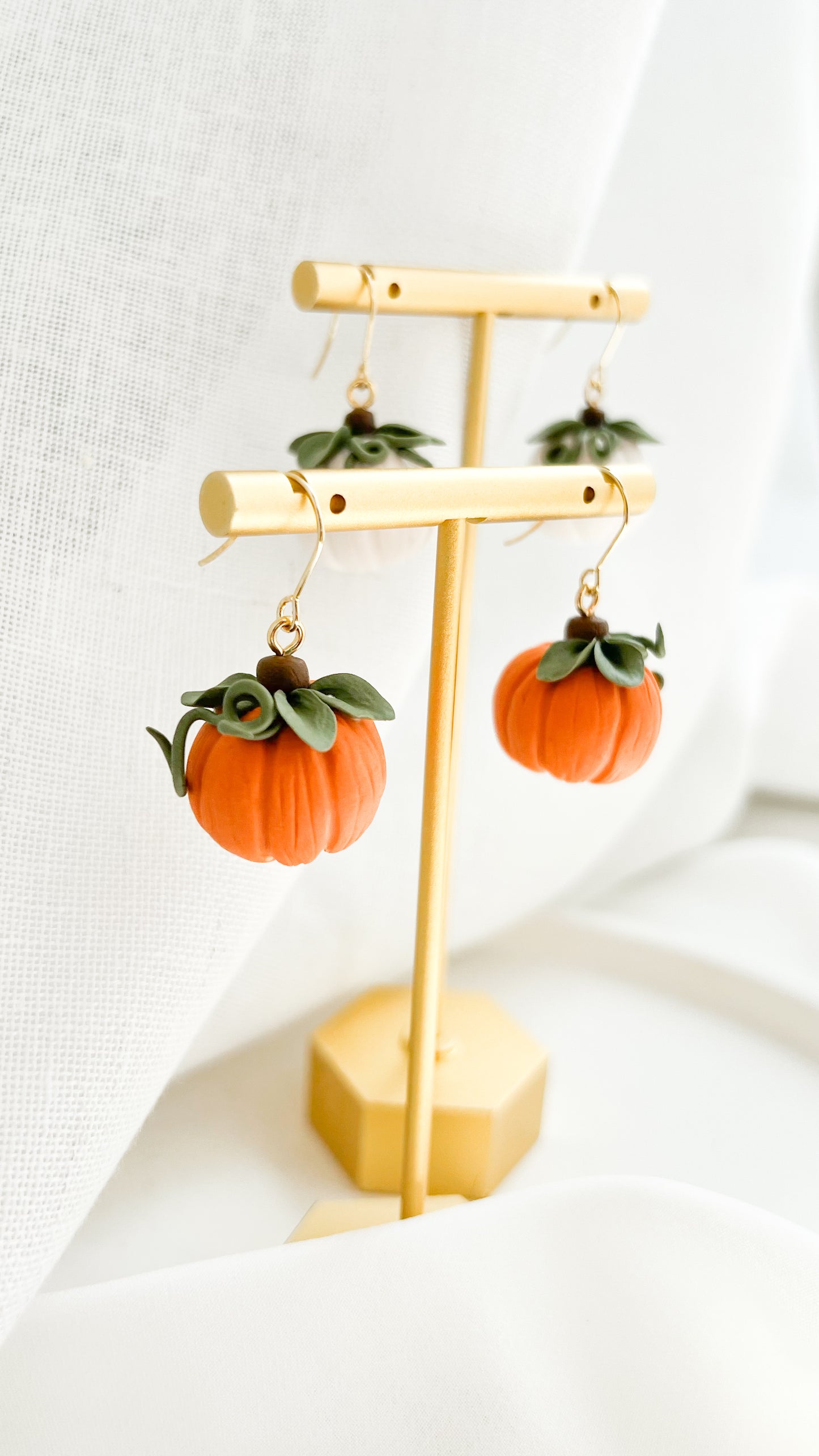 Pumpkin Charm Earrings