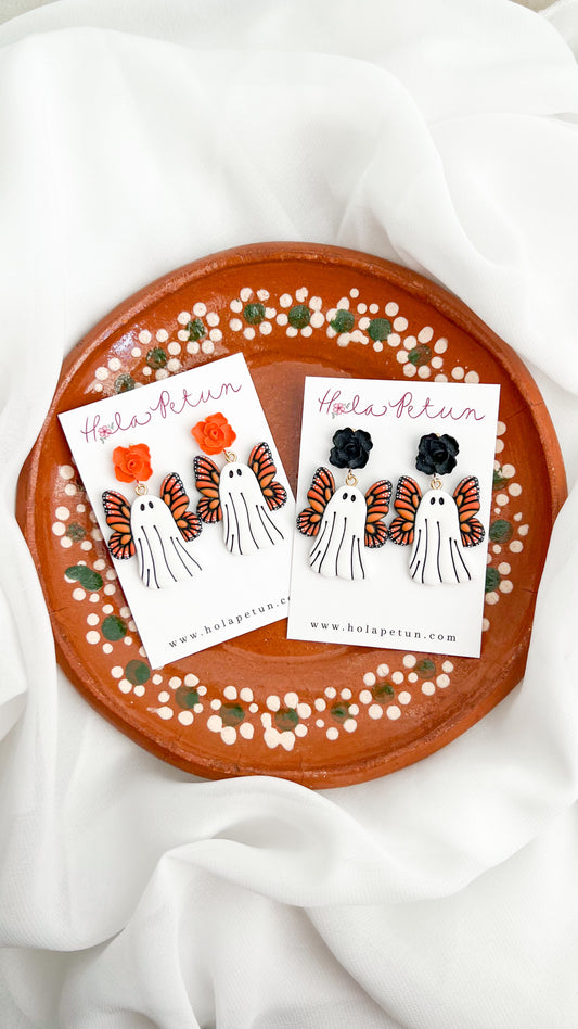 Monarch Ghost Earrings
