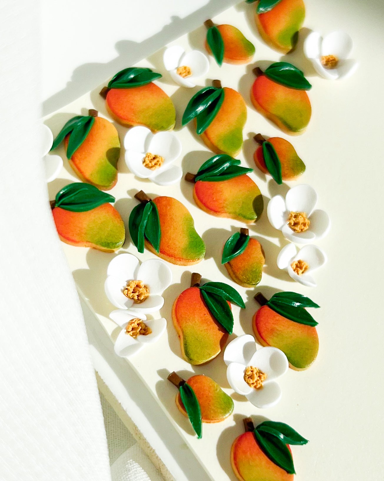 Mango Flower Earrings