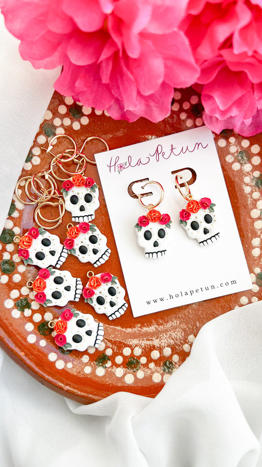 Calaverita Skull Earrings