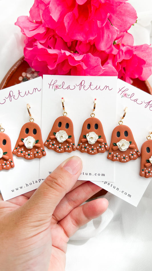 Olla de Barro Ghost Earrings