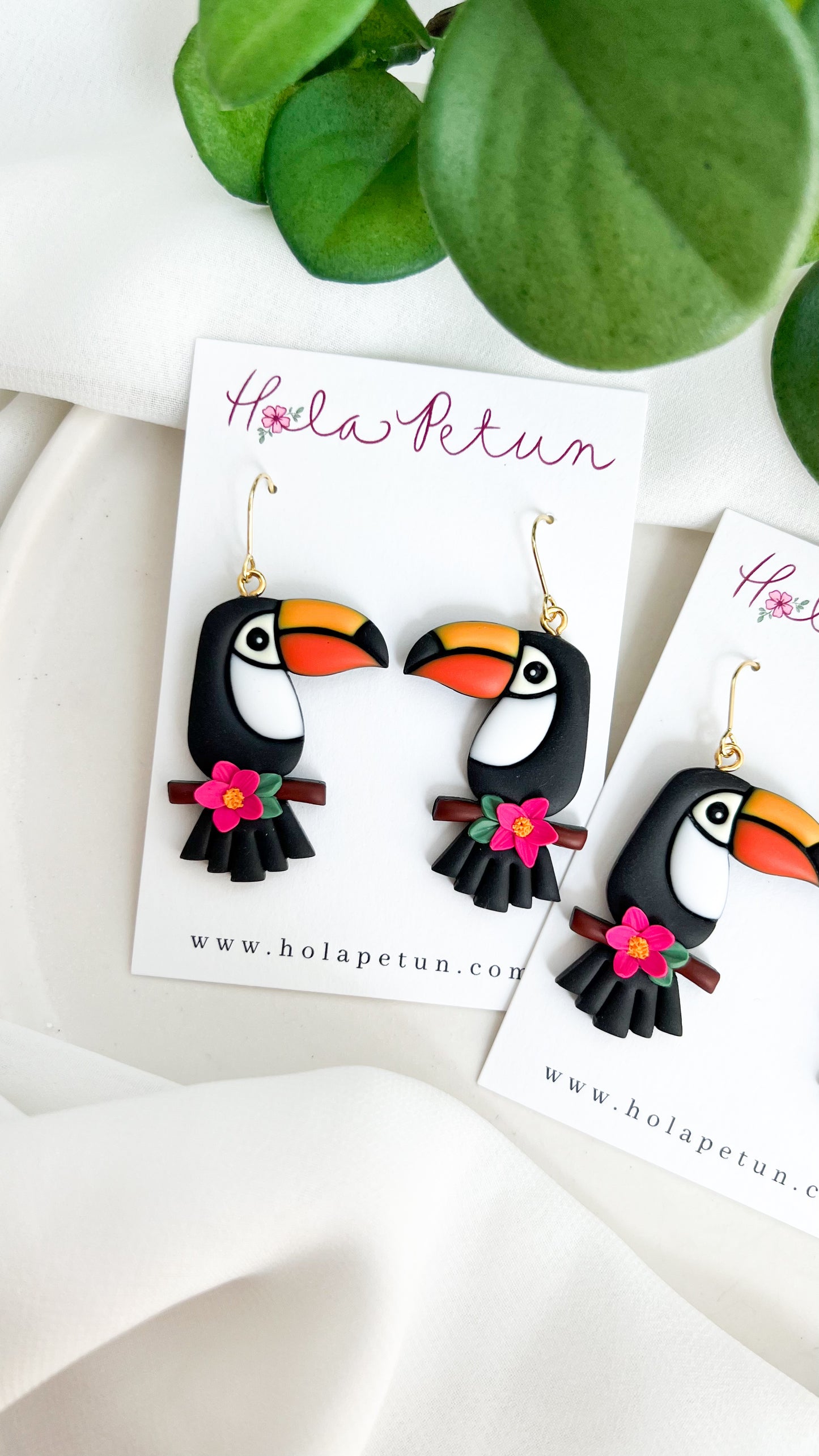 Toucan Dangle Earrings