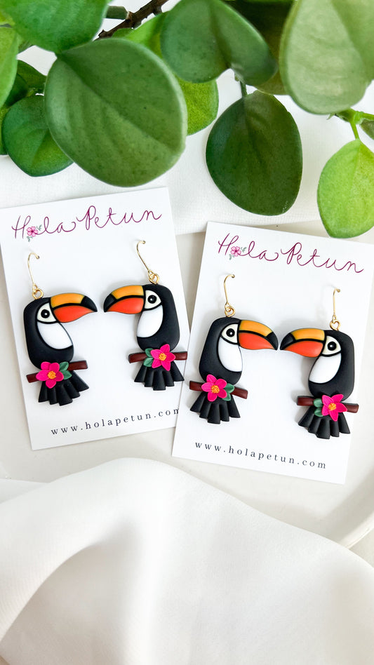 Toucan Dangle Earrings