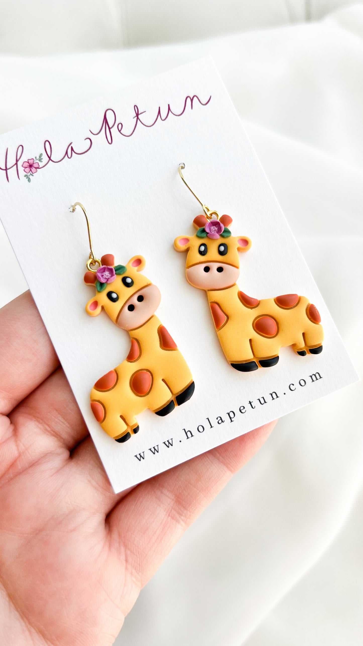 Giraffe Dangle Earrings