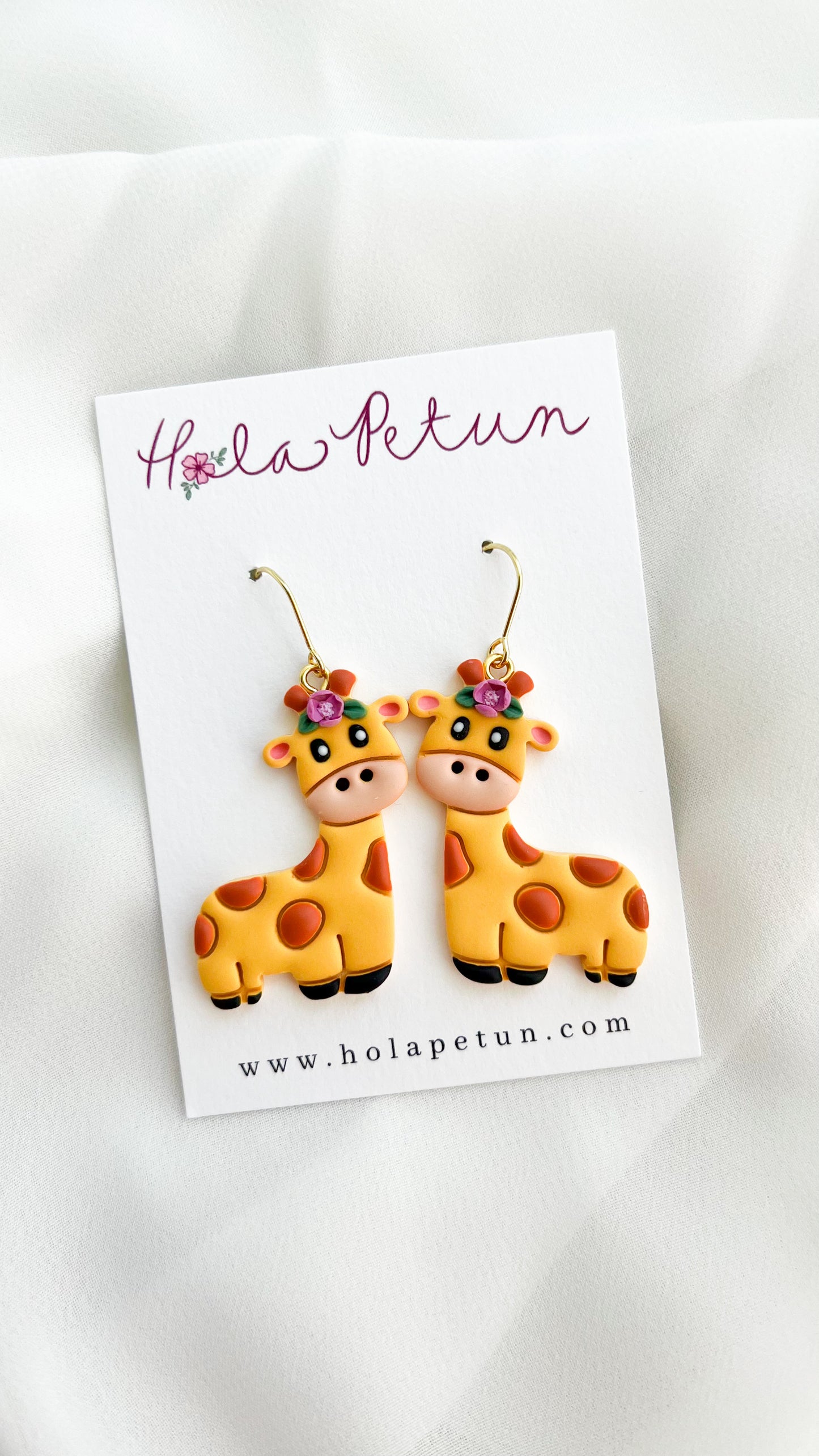 Giraffe Dangle Earrings