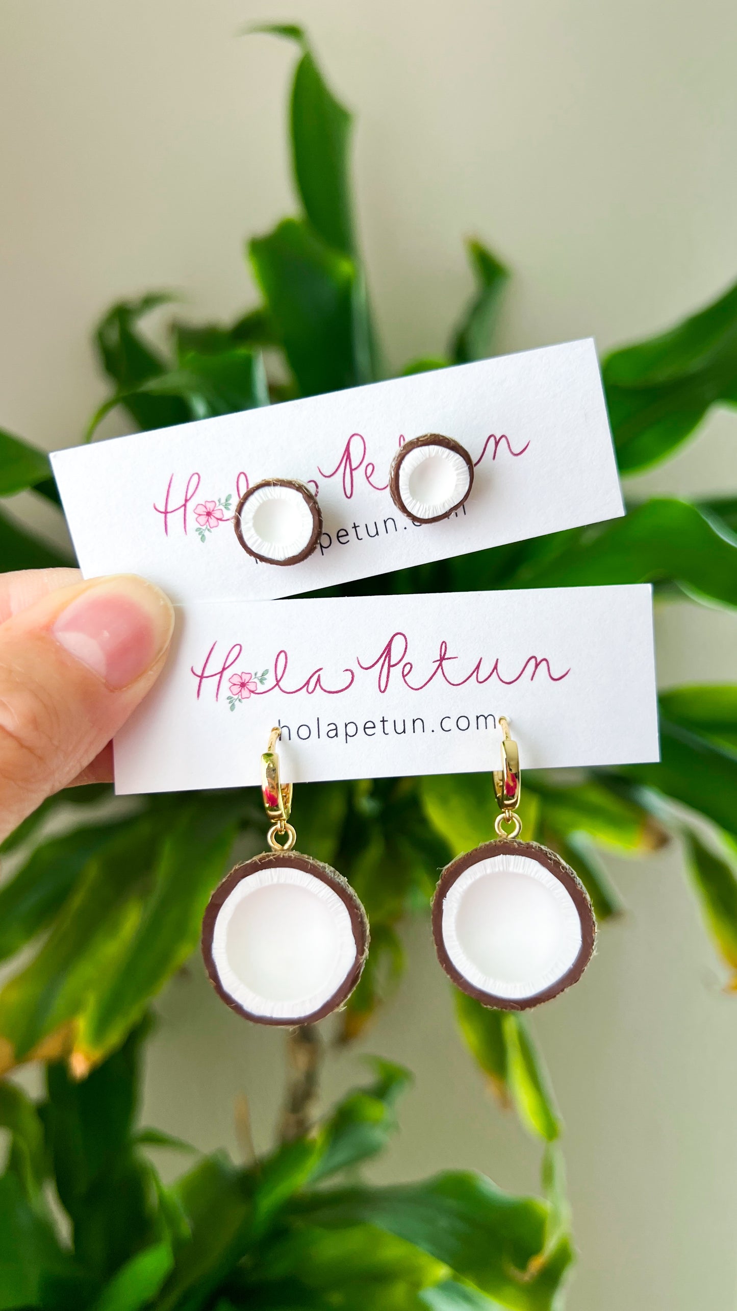 Coconut Earrings