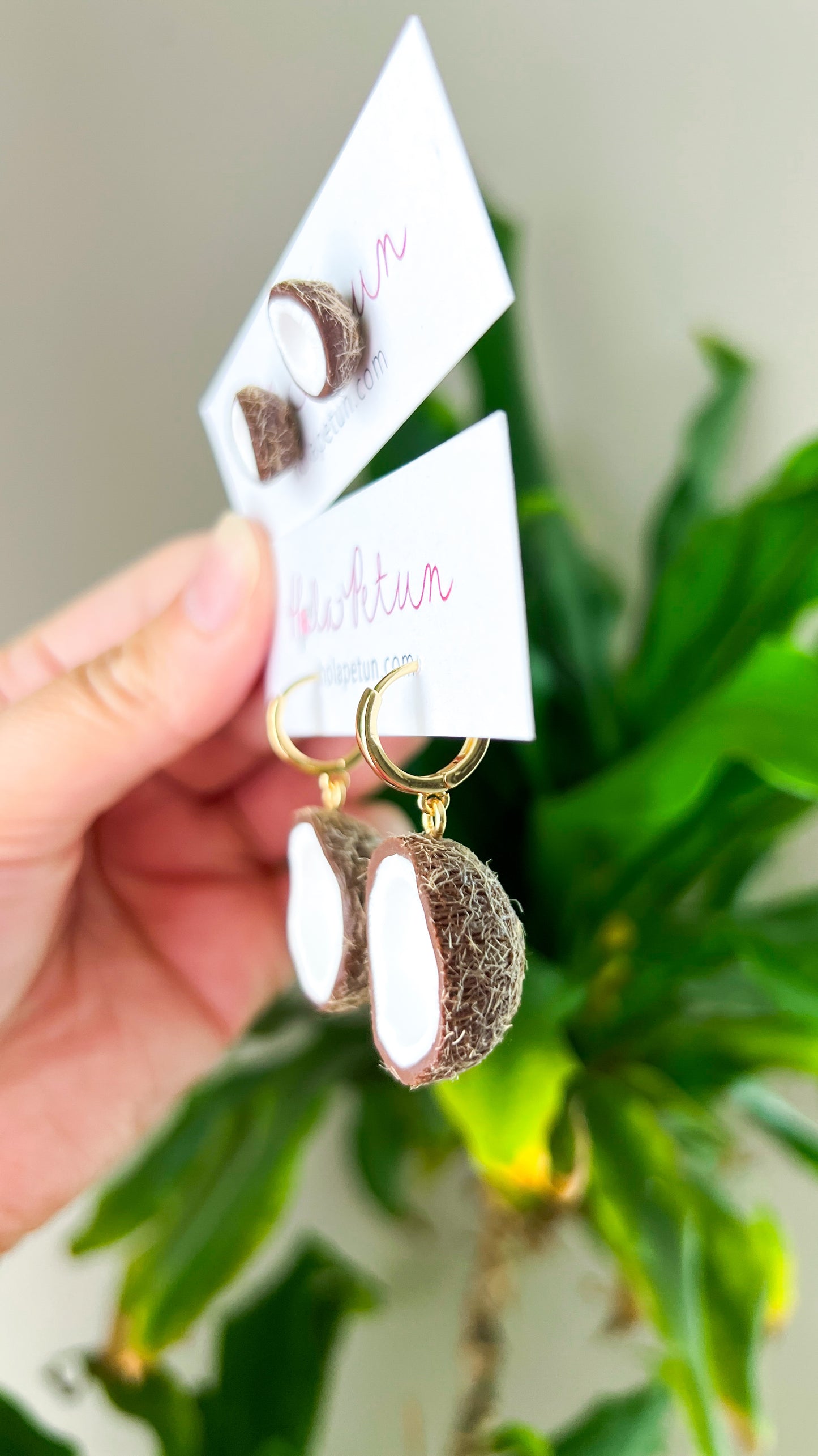 Coconut Earrings