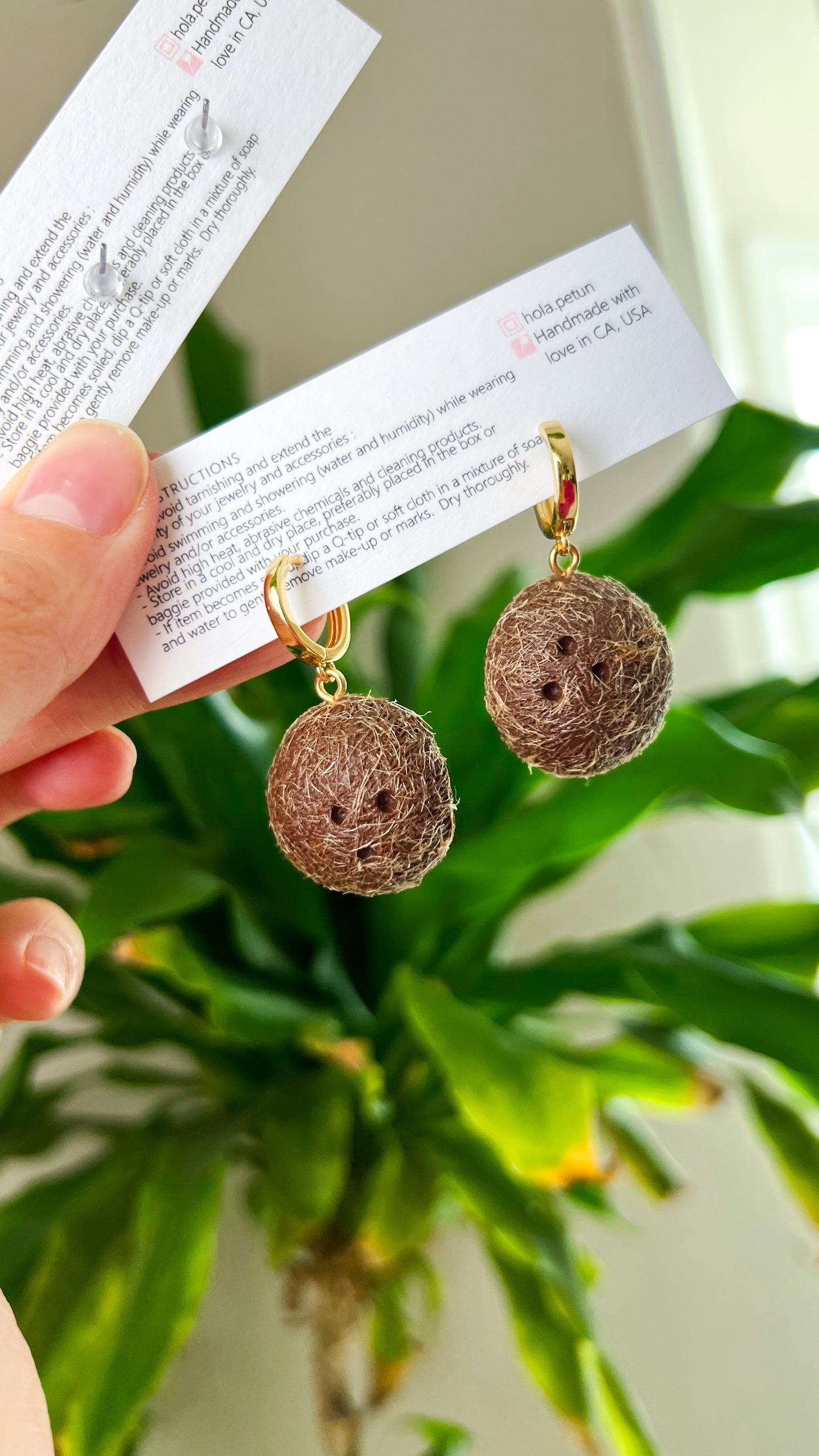 Coconut Earrings