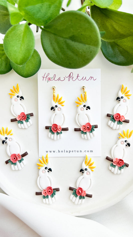 Cockatoo Dangle Earrings