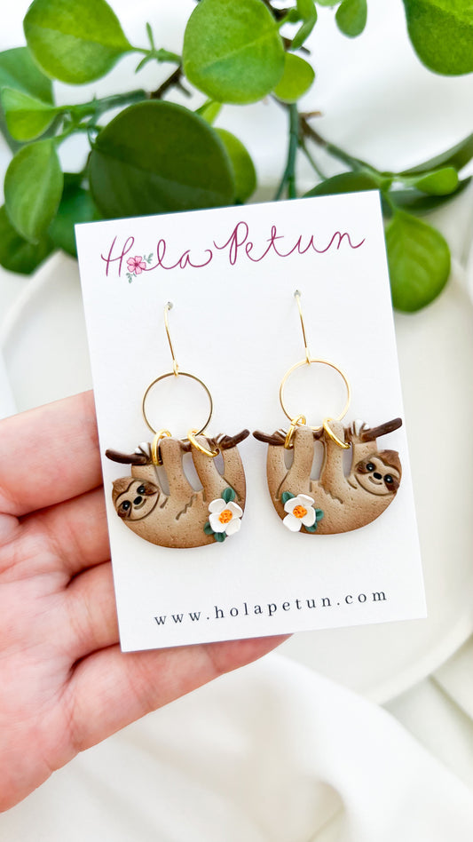 Sloth Dangle Earrings