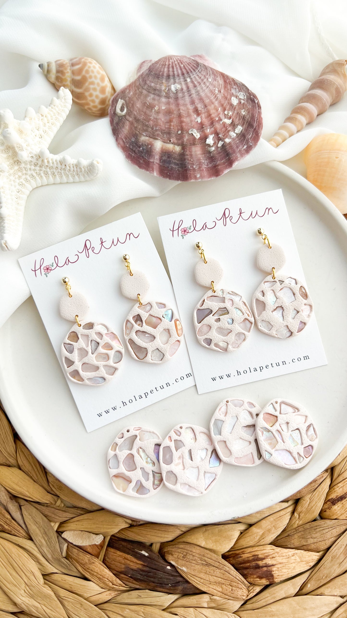 Seashell Chip Earrings