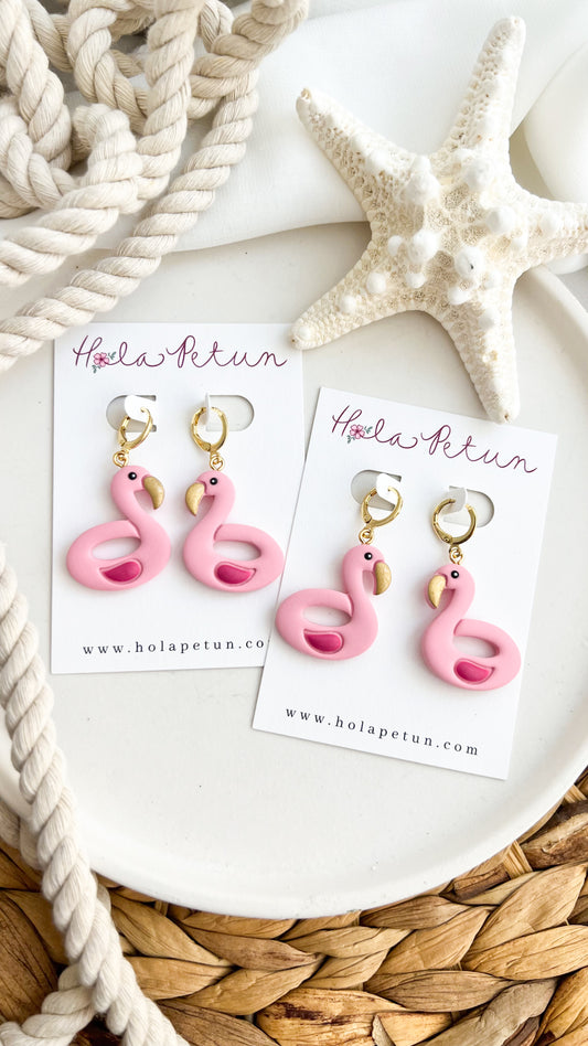 Flamingo Floatie Earrings