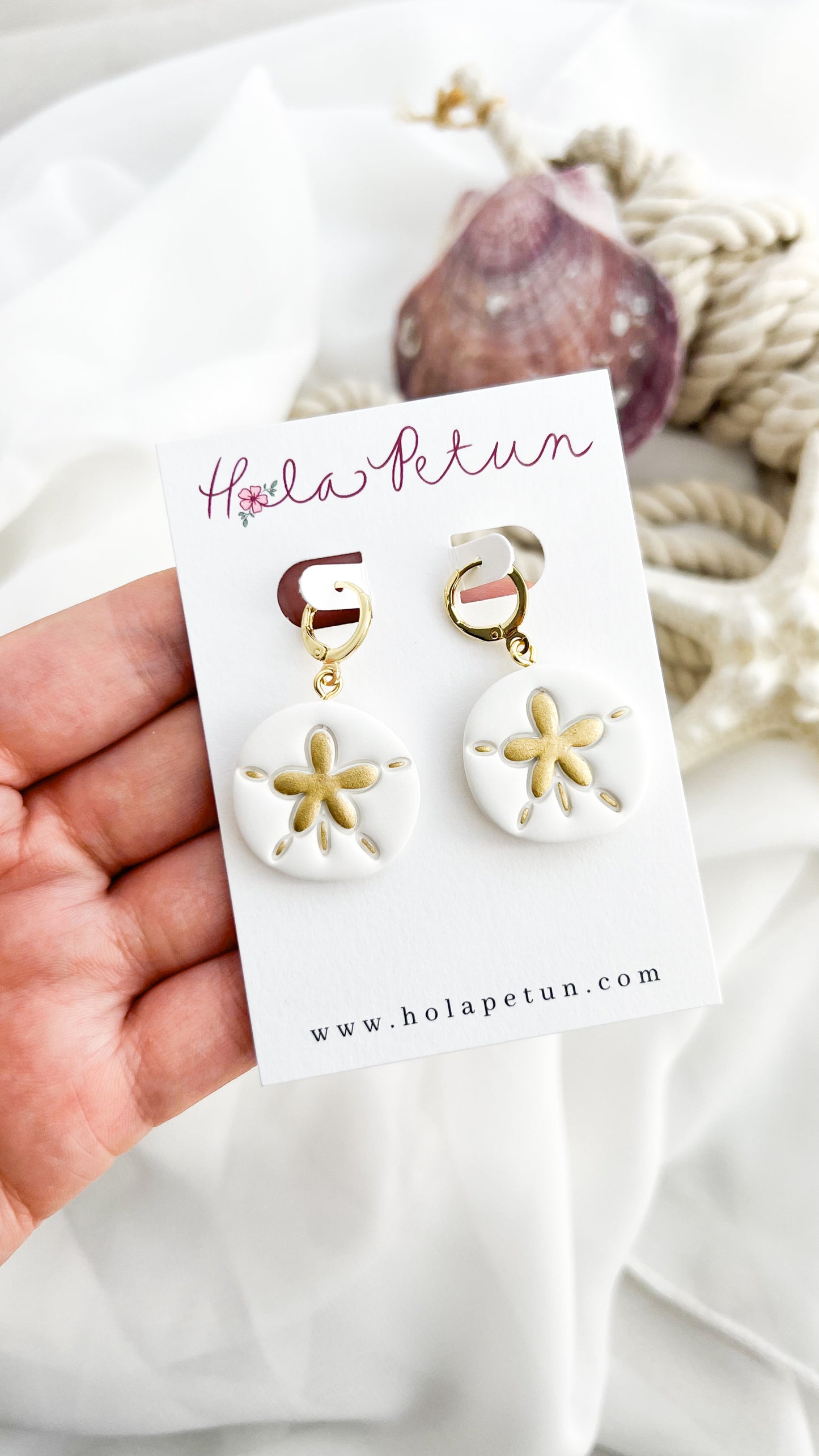 Sand Dollar Earrings