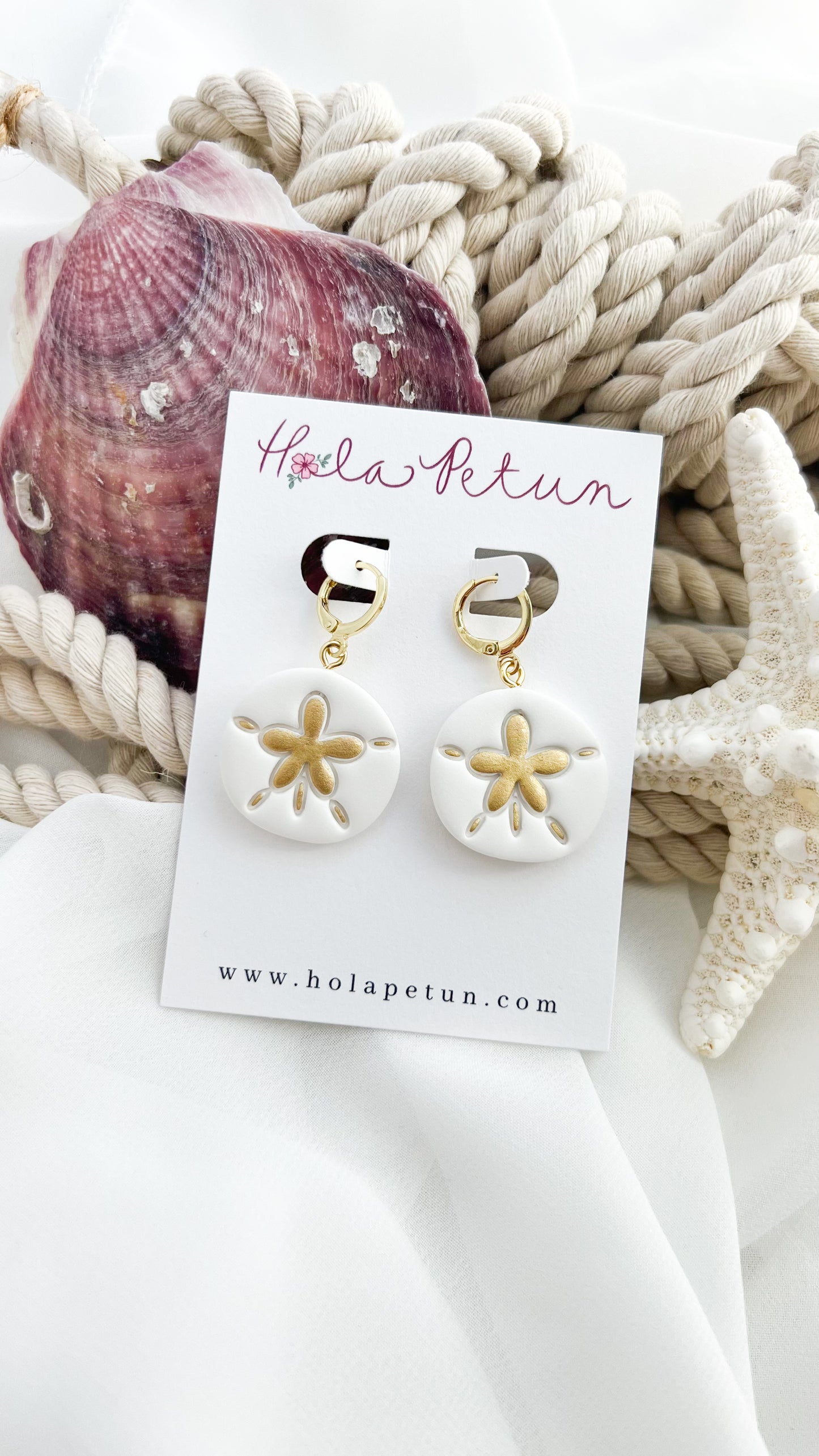 Sand Dollar Earrings