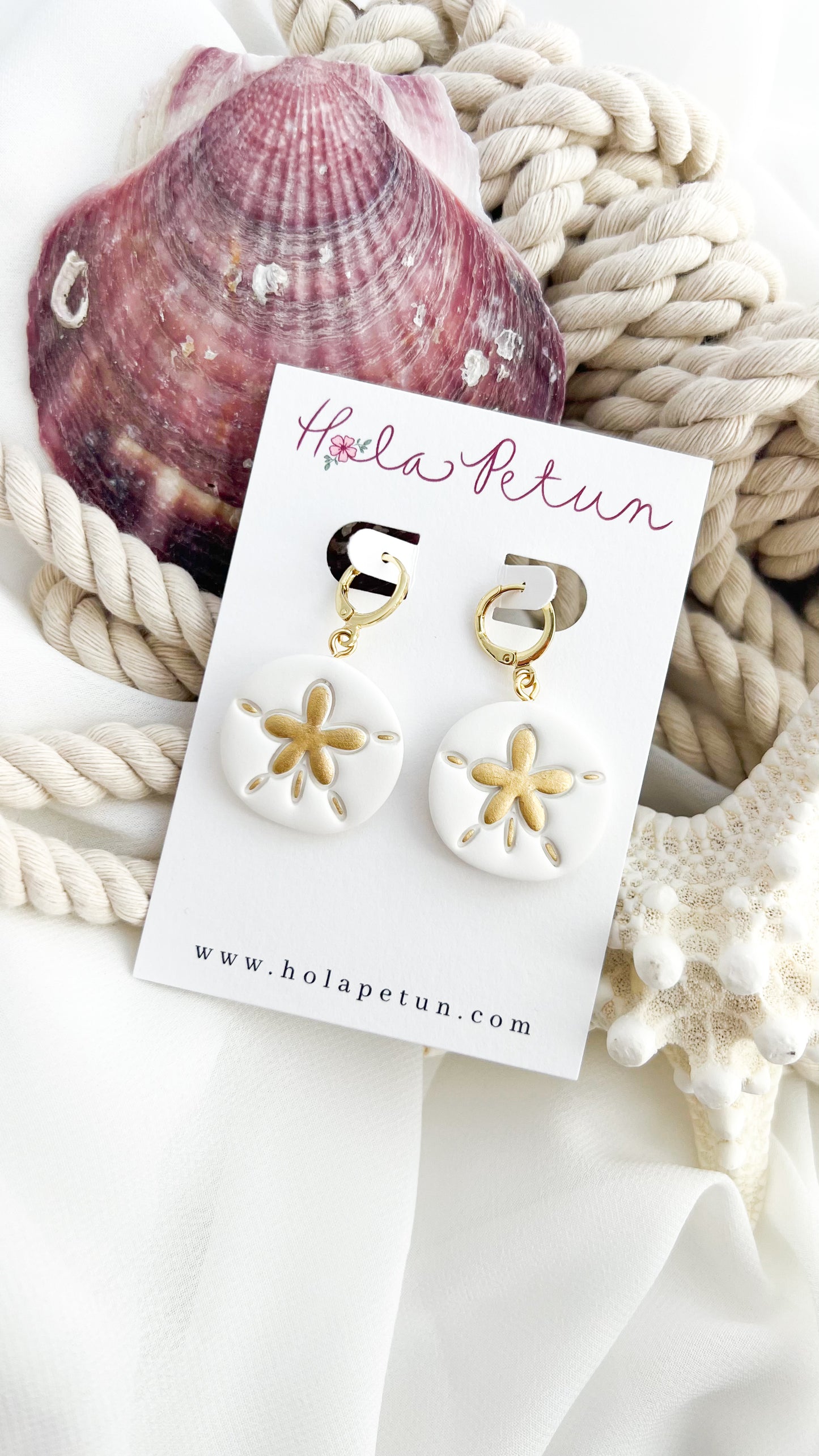 Sand Dollar Earrings