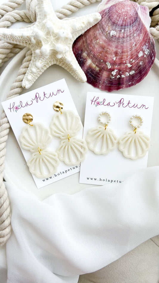 Seashell Cutout Earrings