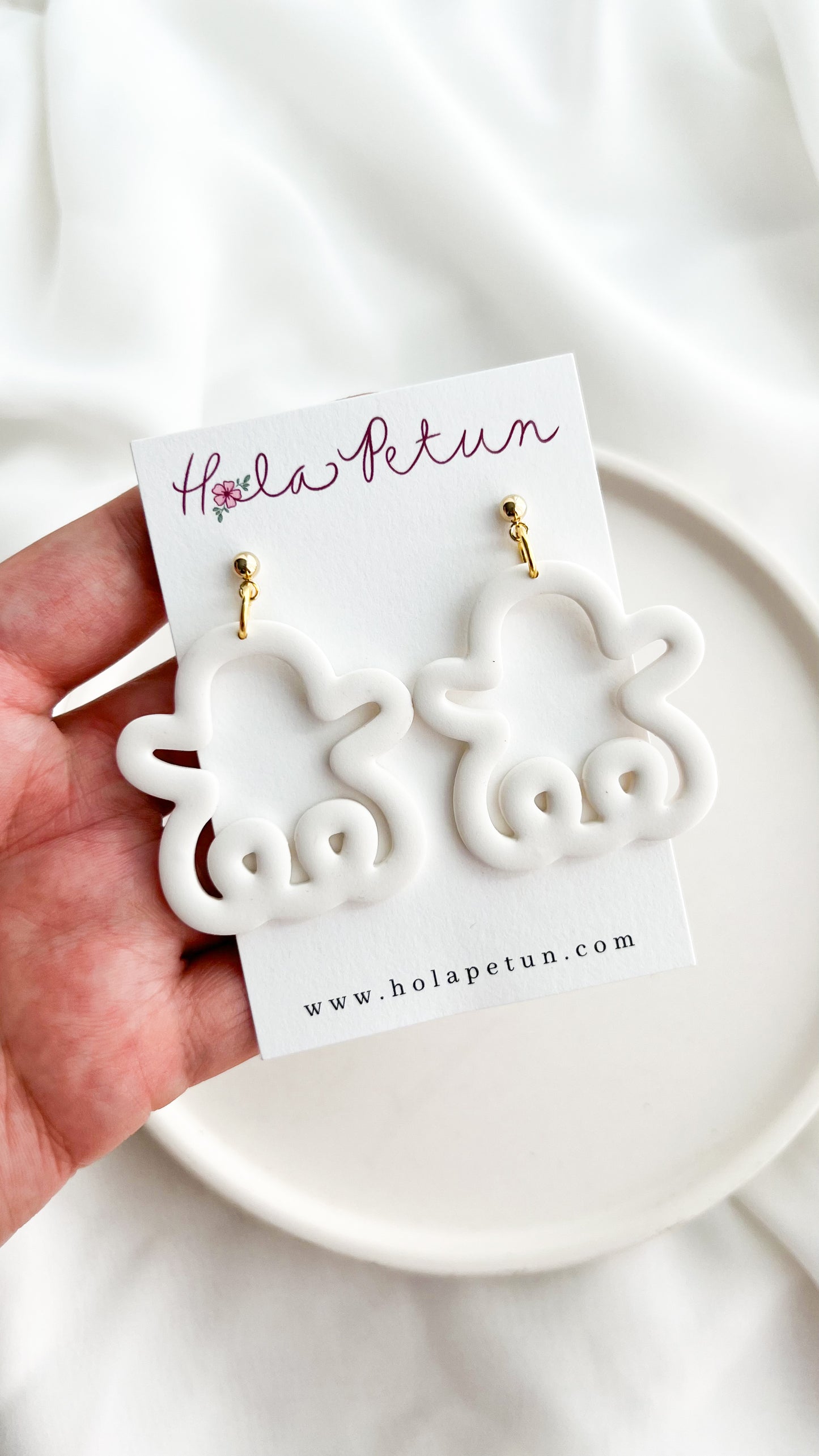 Ghost Outline Earrings