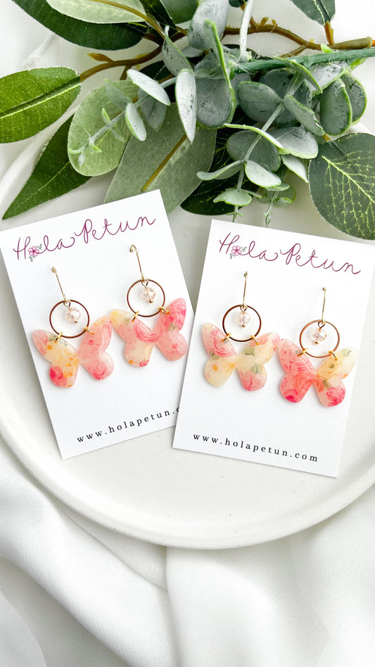 Translucent Butterfly Dangles