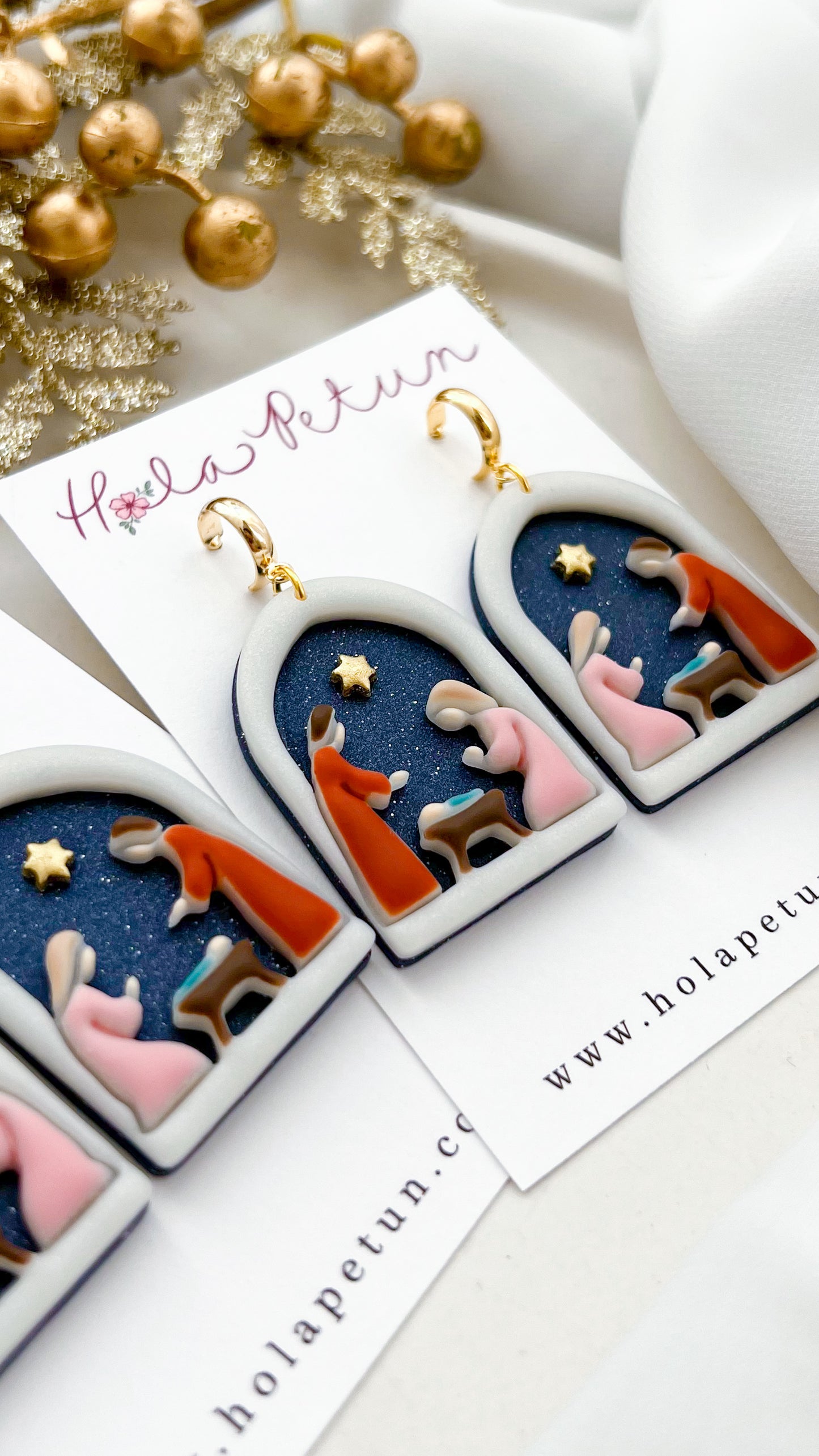 Nativity Scene Earrings