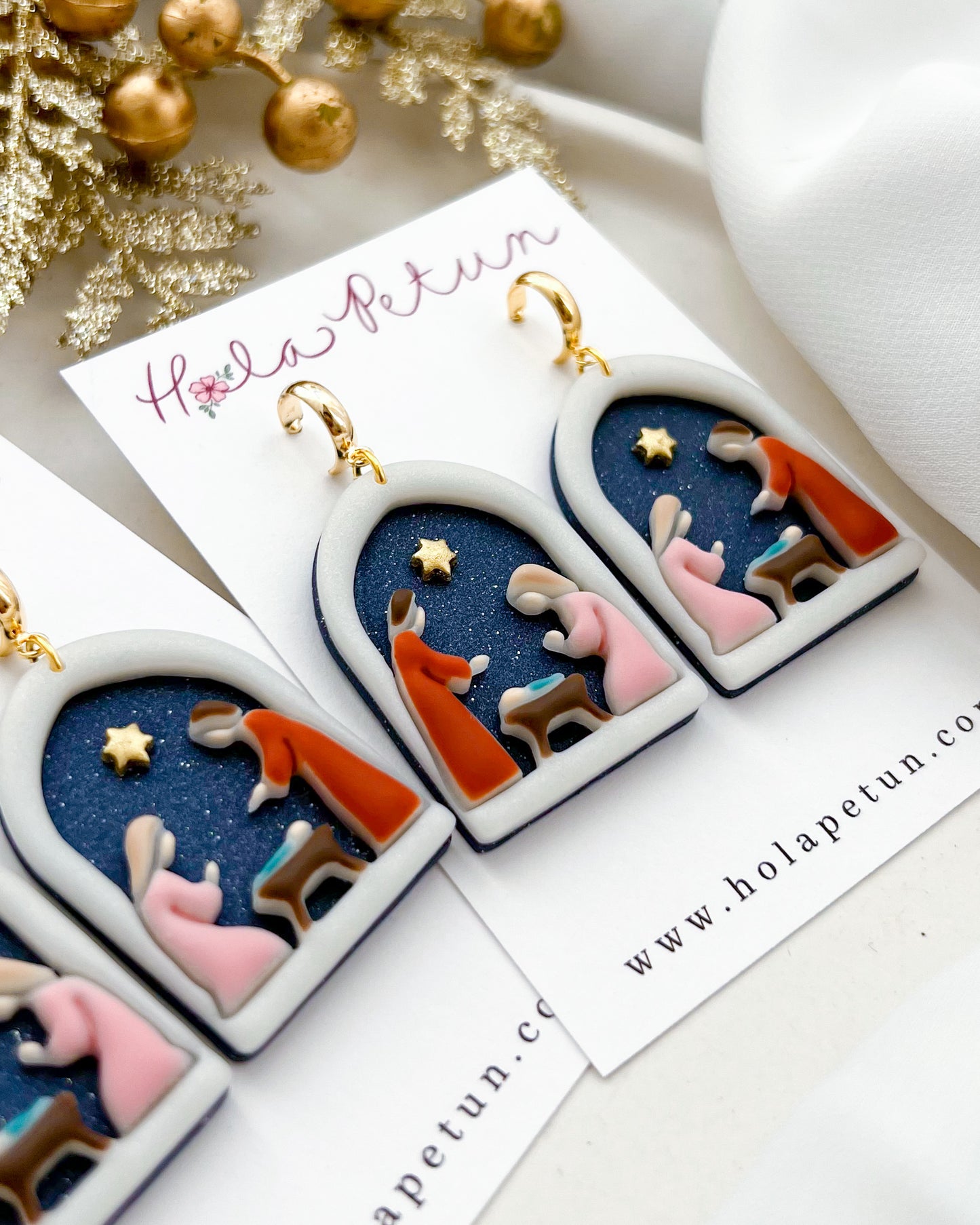 Nativity Scene Earrings