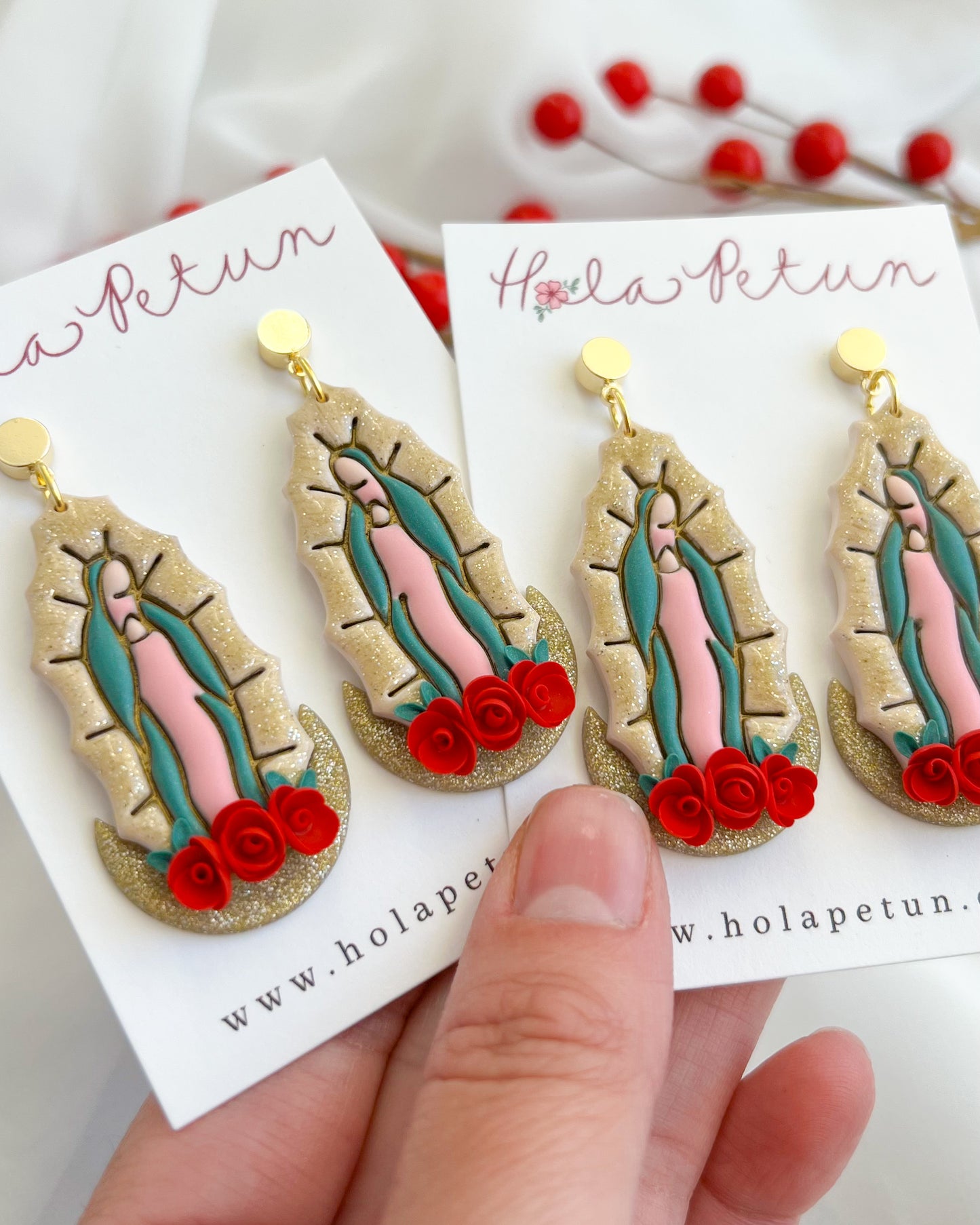 Virgen De Guadalupe Earrings