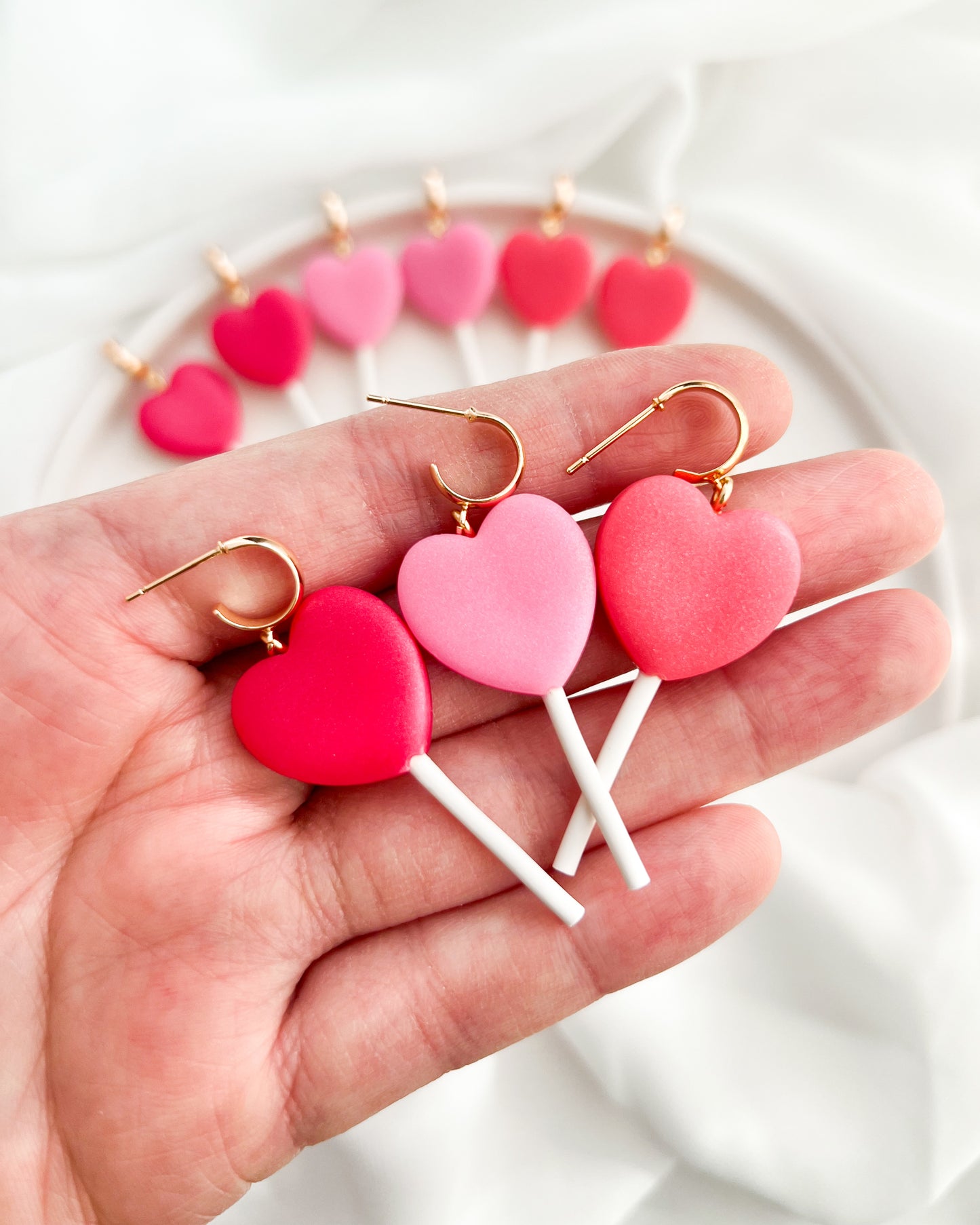 Heart Lollipop Earrings