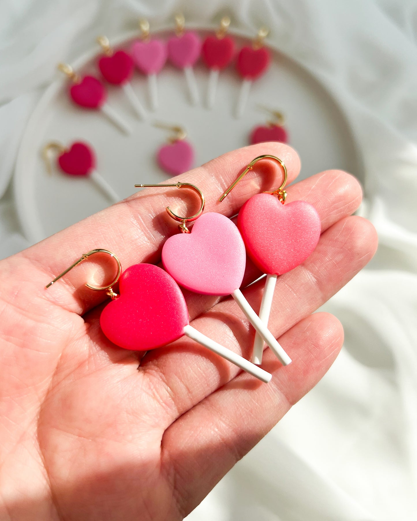 Heart Lollipop Earrings