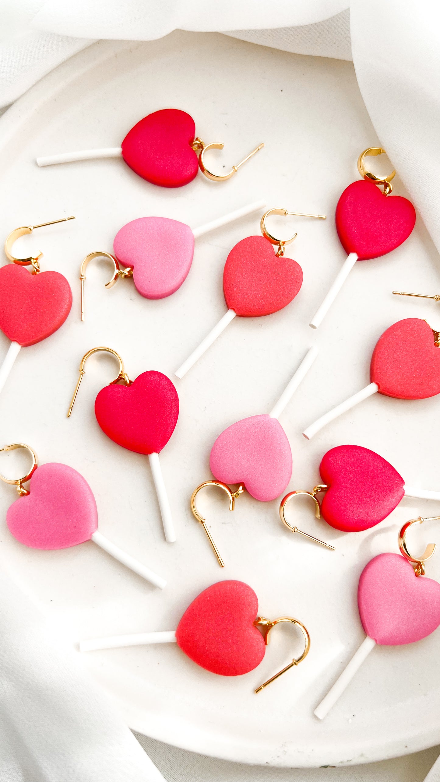 Heart Lollipop Earrings