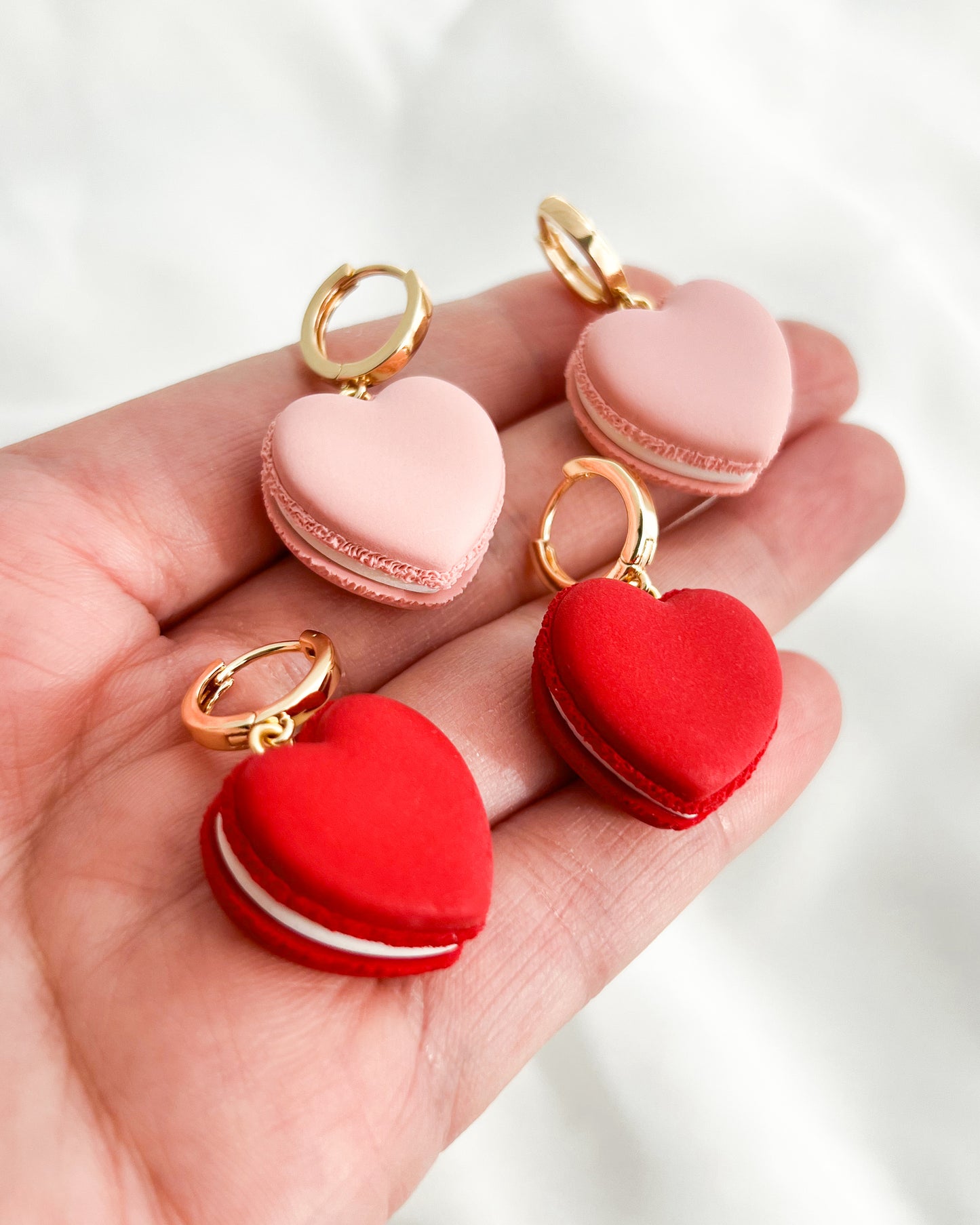 Heart Macaron Huggies