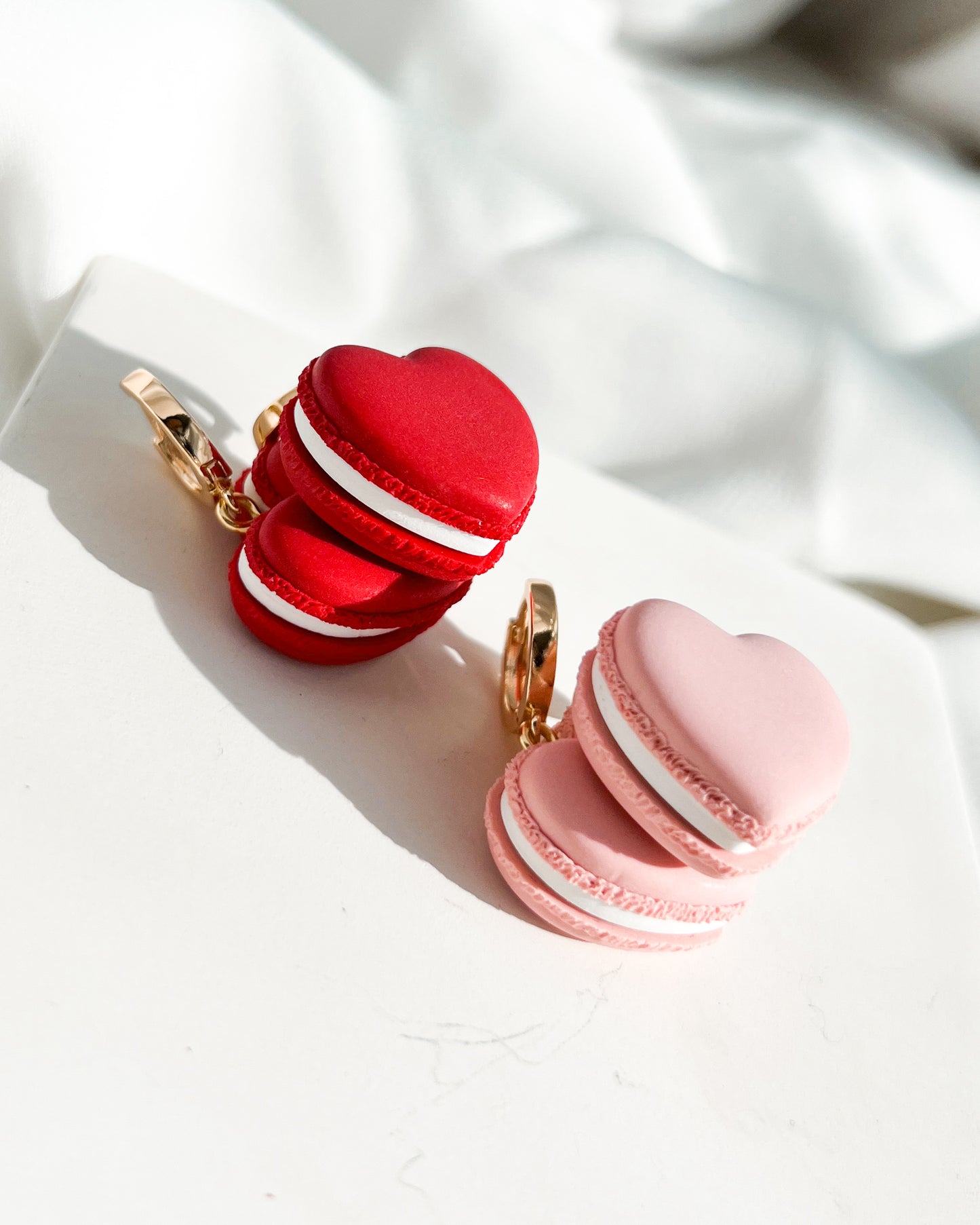 Heart Macaron Huggies