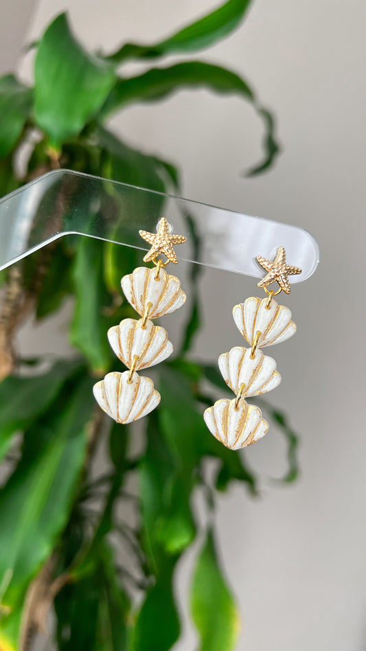 Tiered Seashell Earring