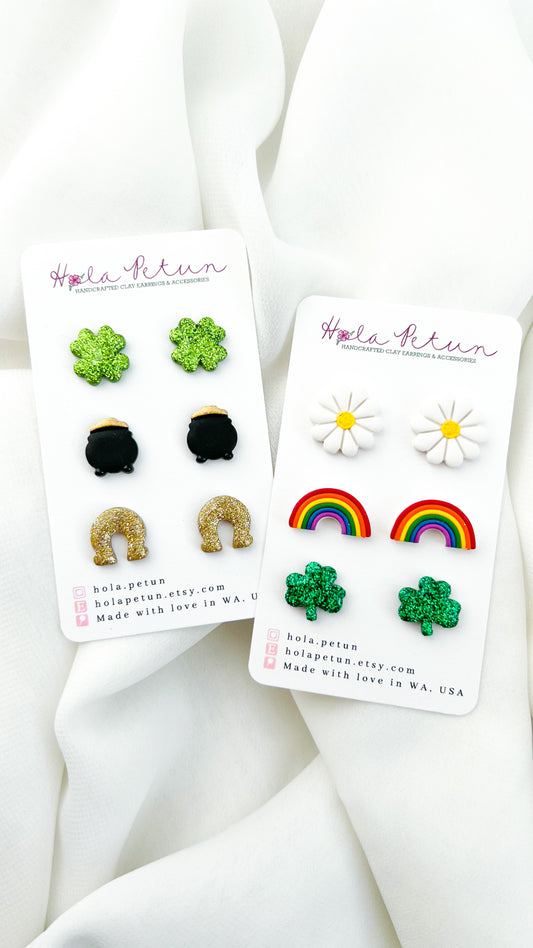 St.Patrick's Day Stud Earrings