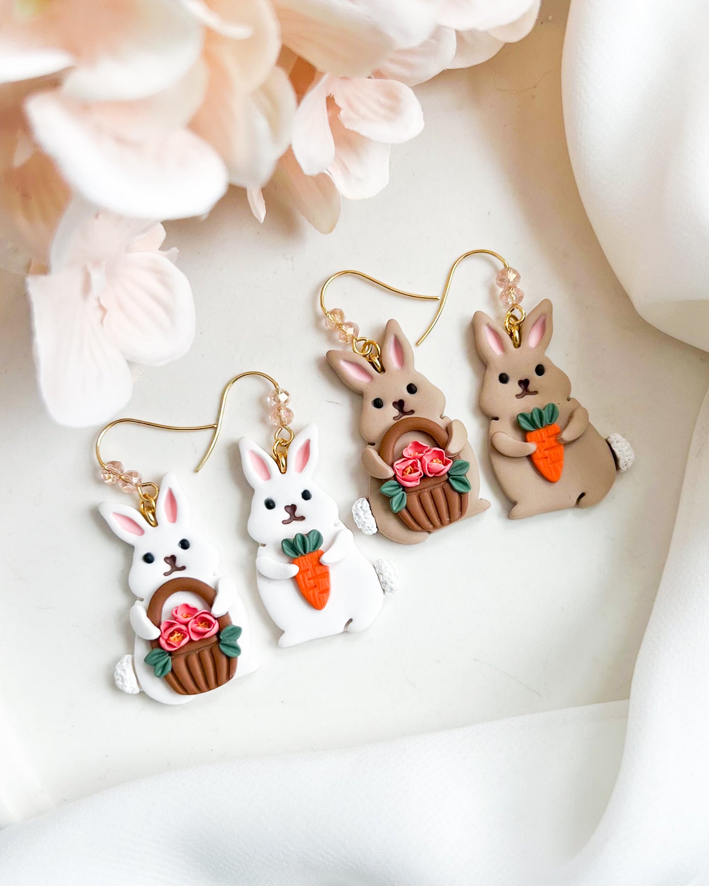 Mismatch Bunny Earrings