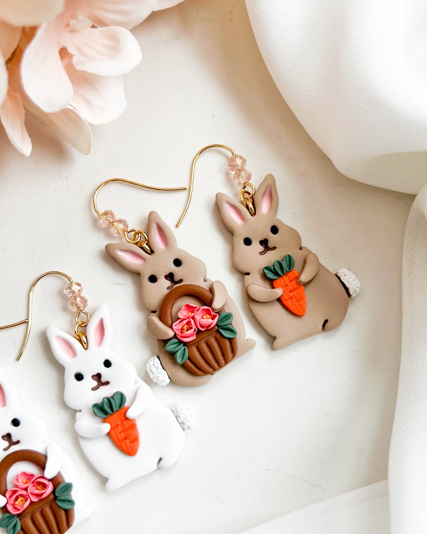 Mismatch Bunny Earrings