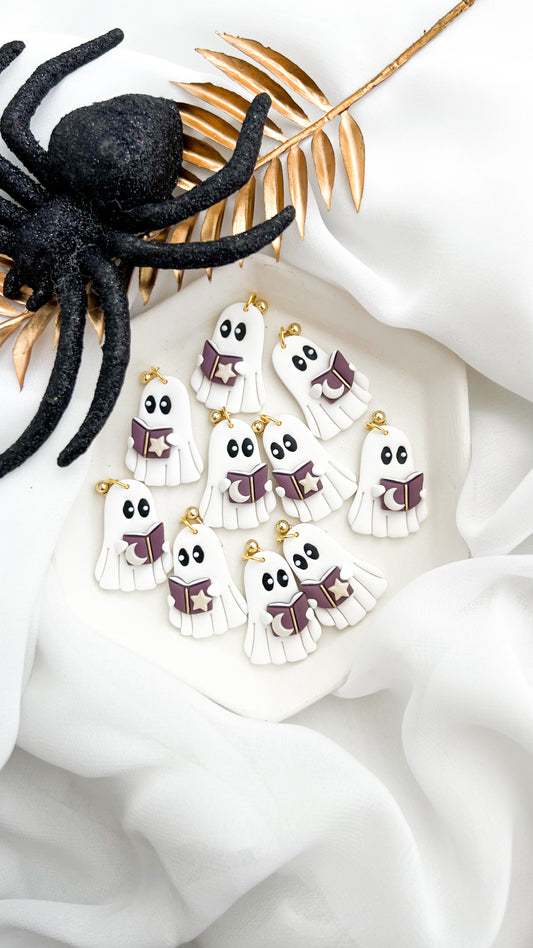 Bookish Ghost Earrings