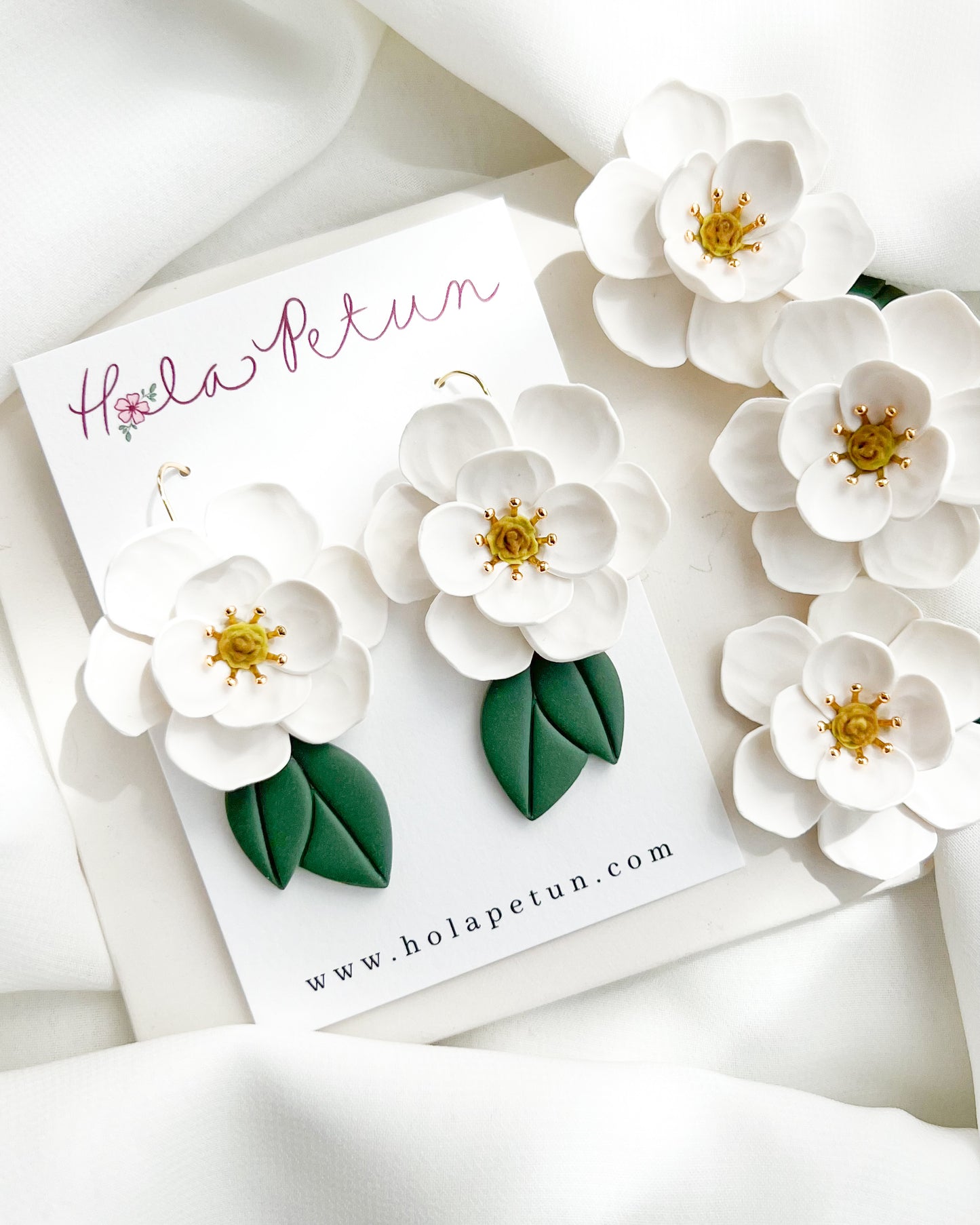 Magnolia Dangle Earrings