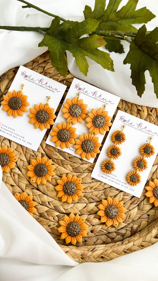 Sunflower Earrings