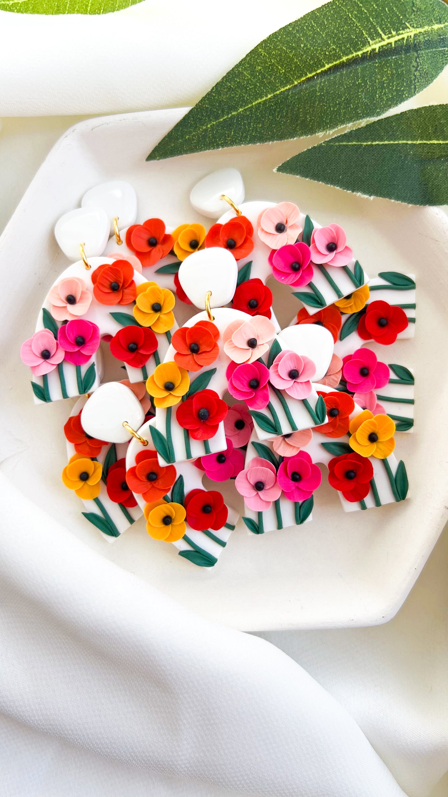 Poppy Fields Earrings