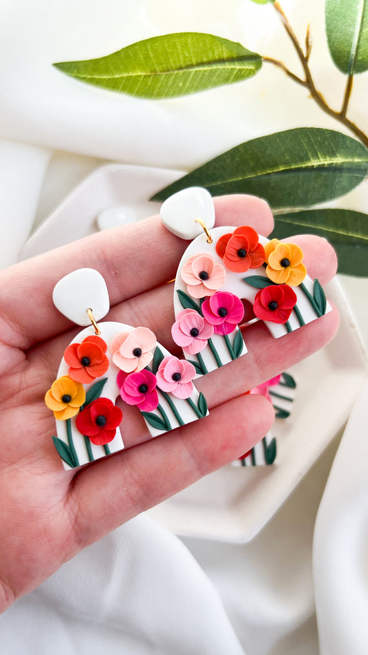 Poppy Fields Earrings